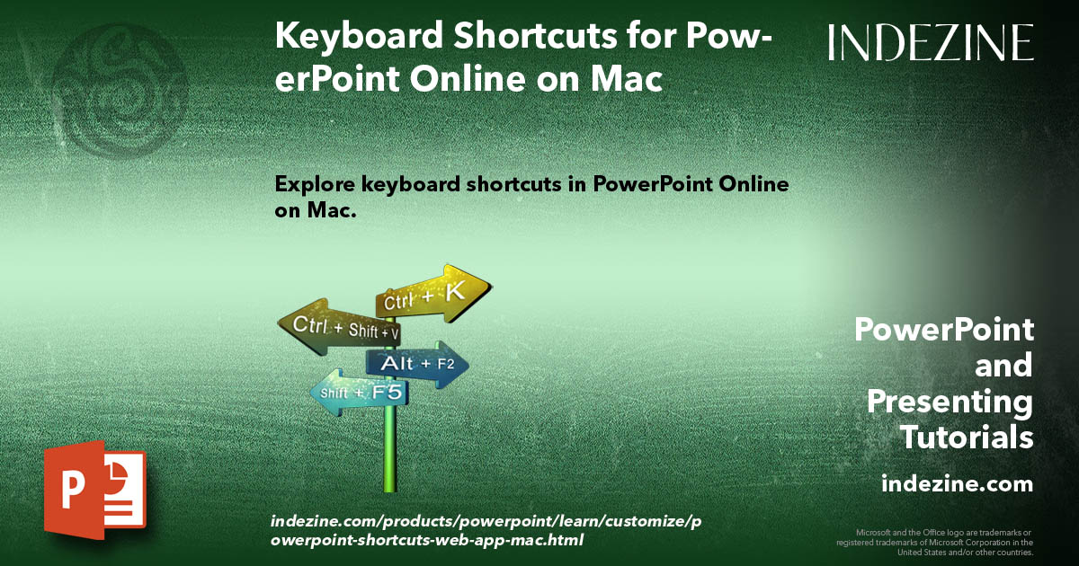 shortcut for textbox on powerpoint on mac